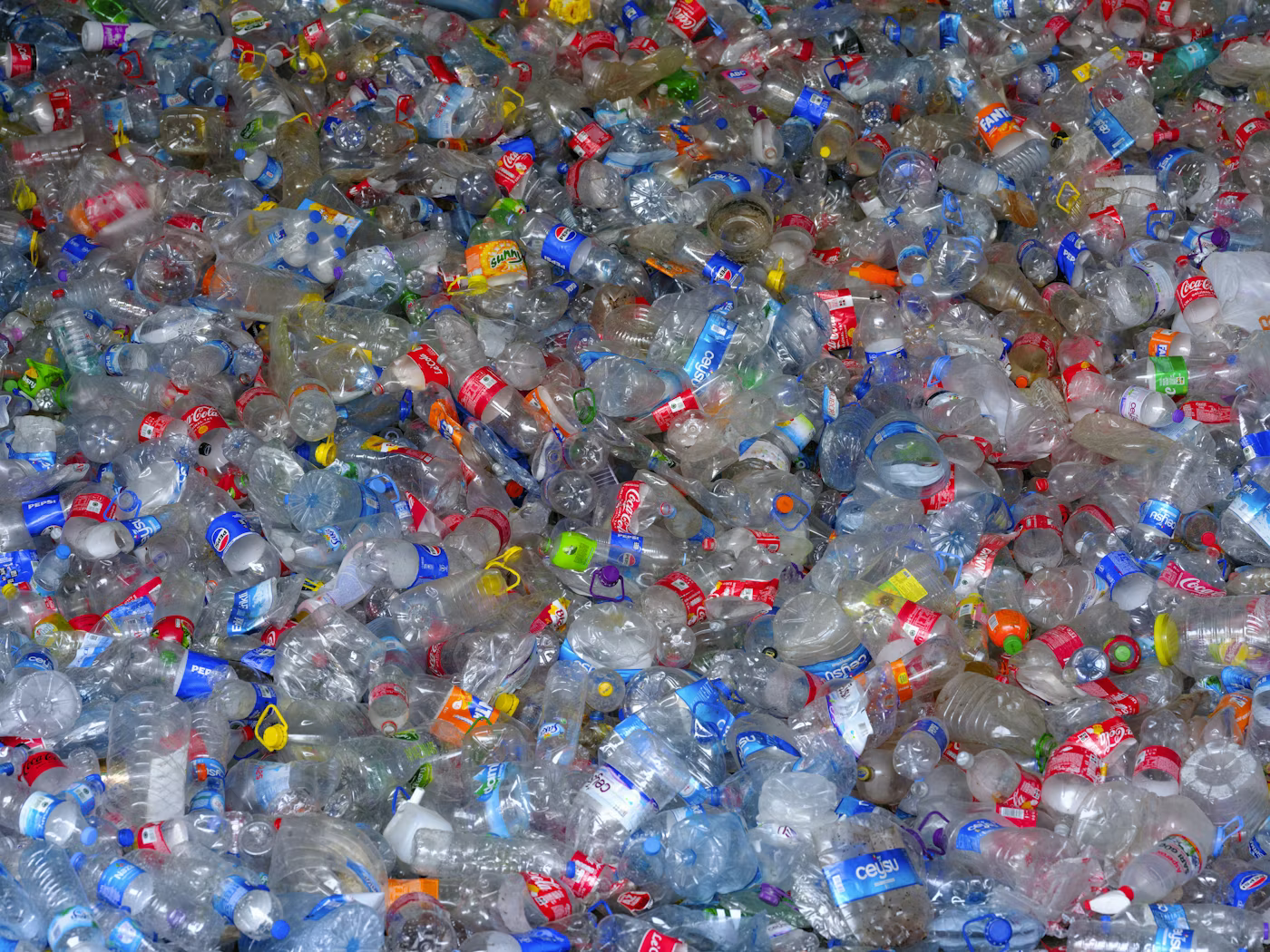 廢塑膠回收處理:回收瓶與分選回收場景